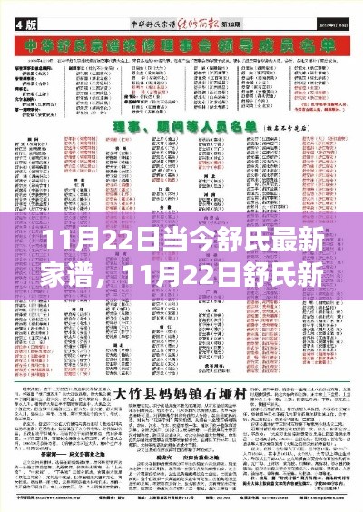 舒氏新家譜發(fā)布盛典，探尋家族脈絡(luò)，傳承輝煌文化