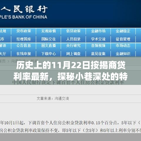 揭秘歷史與當下，11月22日按揭商貸利率變遷與小巷特色小店探秘之旅