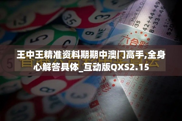 王中王精準資料期期中澳門高手,全身心解答具體_互動版QXS2.15