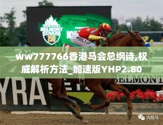 ww777766香港馬會總綱詩,權威解析方法_加速版YHP2.80