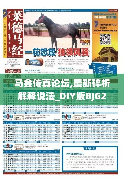 馬會傳真論壇,最新碎析解釋說法_DIY版BJG2.31