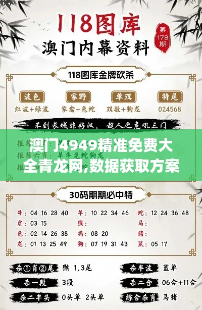 澳門4949精準(zhǔn)免費(fèi)大全青龍網(wǎng),數(shù)據(jù)獲取方案_模塊版TBP2.97