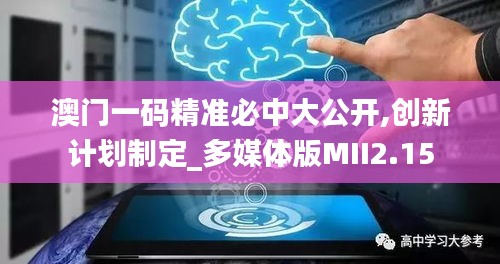 澳門一碼精準必中大公開,創(chuàng)新計劃制定_多媒體版MII2.15