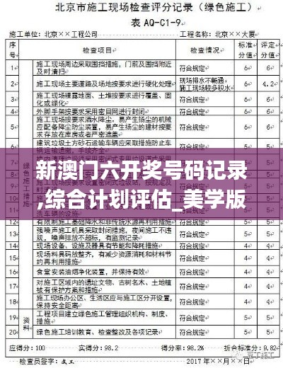 新澳門六開獎號碼記錄,綜合計劃評估_美學(xué)版FXK9.69