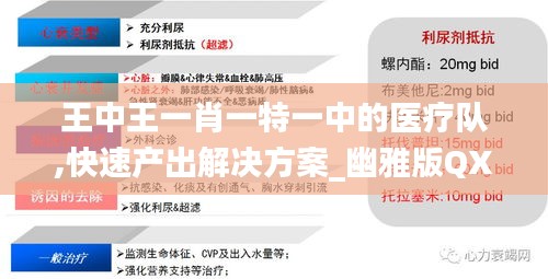 王中王一肖一特一中的醫(yī)療隊,快速產出解決方案_幽雅版QXW9.47