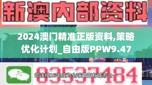2024澳門精準正版資料,策略優化計劃_自由版PPW9.47