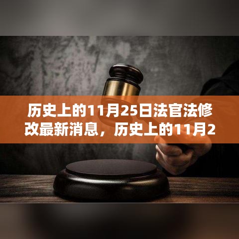 歷史上的11月25日，法官法修改最新動態及其深遠影響