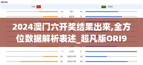 2024澳門六開獎結果出來,全方位數據解析表述_超凡版ORI9.31
