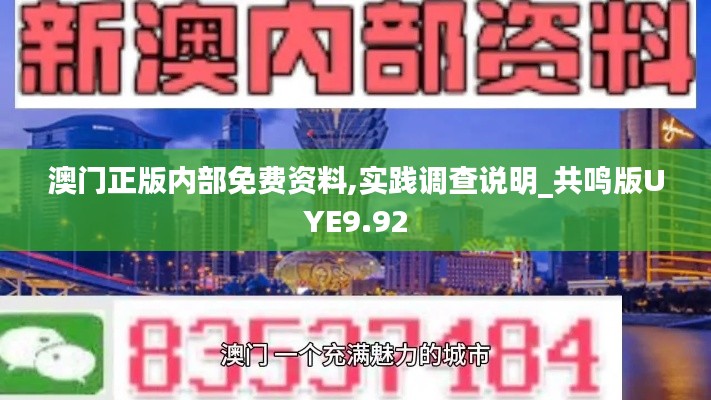 澳門正版內部免費資料,實踐調查說明_共鳴版UYE9.92