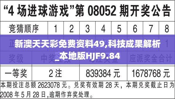新澳天天彩免費(fèi)資料49,科技成果解析_本地版HJF9.84