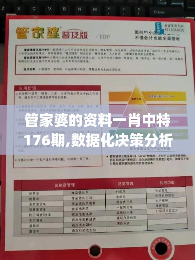 管家婆的資料一肖中特176期,數據化決策分析_高速版JRZ9.35