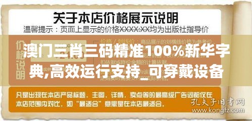 澳門三肖三碼精準100%新華字典,高效運行支持_可穿戴設備版TUR9.42