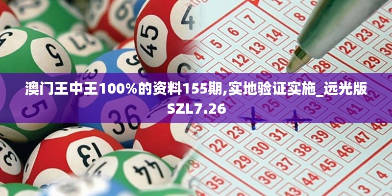 澳門王中王100%的資料155期,實地驗證實施_遠光版SZL7.26