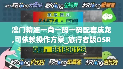 澳門(mén)精準(zhǔn)一肖一碼一碼配套成龍,可依賴(lài)操作方案_旅行者版OSR7.62