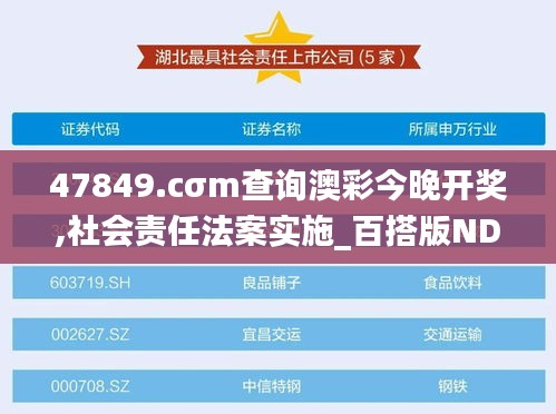 47849.cσm查詢澳彩今晚開獎,社會責(zé)任法案實施_百搭版NDG8.73