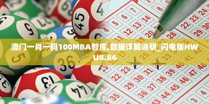 澳門一肖一碼100MBA智庫,數據詳解說明_閃電版HWU8.86