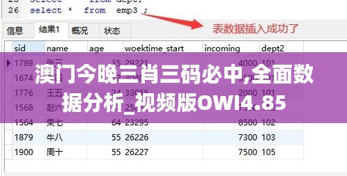 澳門今晚三肖三碼必中,全面數據分析_視頻版OWI4.85