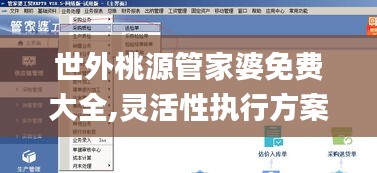 世外桃源管家婆免費大全,靈活性執行方案_散熱版OSI8.15