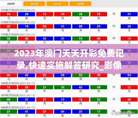 2023年澳門天天開彩免費記錄,快速實施解答研究_影像處理版WNF8.94