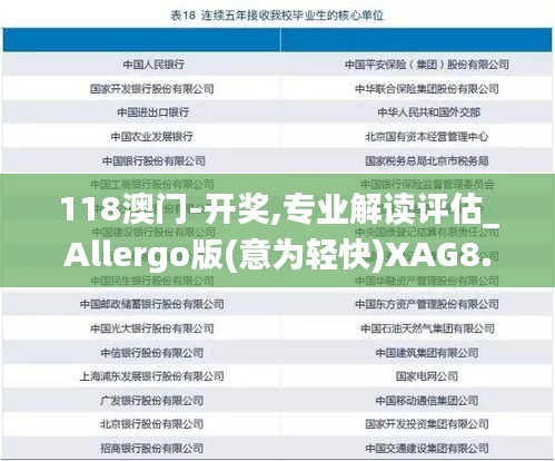 118澳門-開獎,專業(yè)解讀評估_Allergo版(意為輕快)XAG8.86