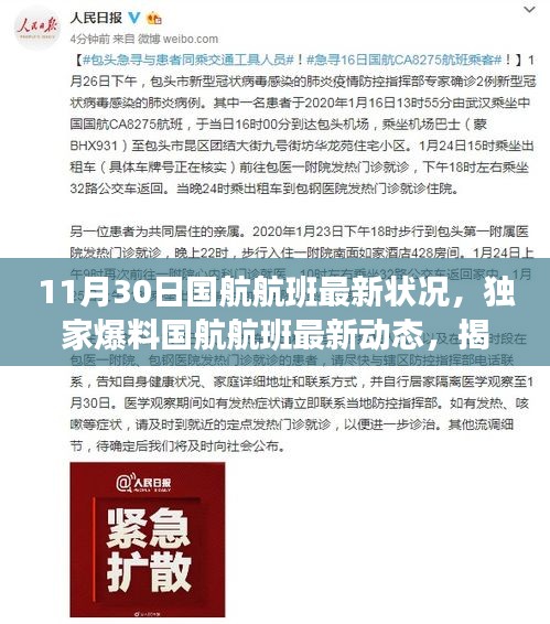 獨家揭秘國航航班最新動態，揭秘十一月末航班狀況與旅客心得分享