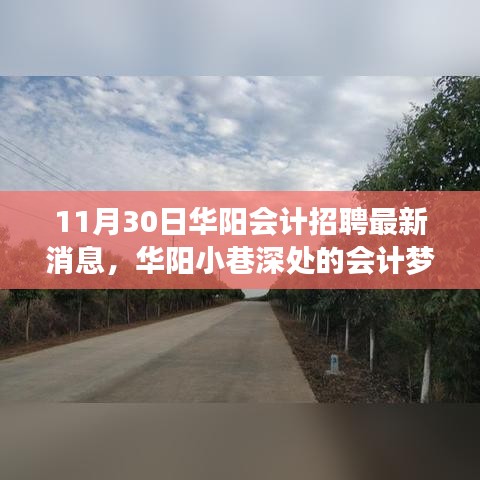 華陽小巷深處的會計夢想舞臺，最新招聘消息與特色小店新動態