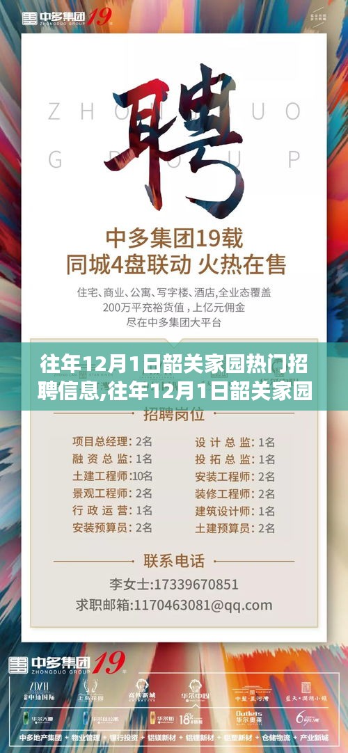 往年12月1日韶關家園熱門招聘信息解析，職場洞察與個人立場探討