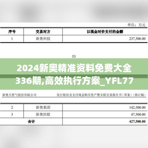 2024新奧精準資料免費大全336期,高效執行方案_YFL77.297競技版
