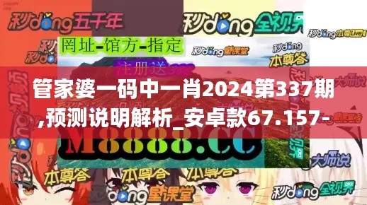 管家婆一碼中一肖2024第337期,預測說明解析_安卓款67.157-3