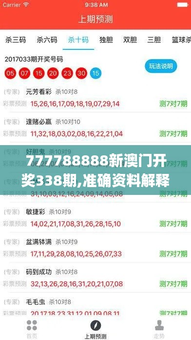 777788888新澳門開獎338期,準確資料解釋定義_網紅版12.373-7