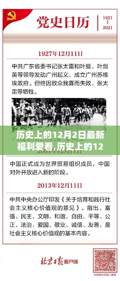 歷史上的12月2日，重大事件回顧與福利資訊一網(wǎng)打盡