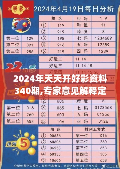 2024年天天開好彩資料340期,專家意見解釋定義_Deluxe31.991-3