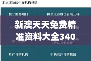 新澳天天免費精準資料大全340期,安全性策略評估_Deluxe18.643-1