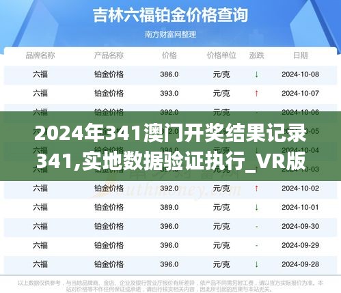 2024年341澳門開獎結果記錄341,實地數據驗證執行_VR版4.388