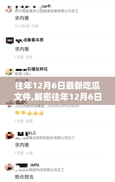 揭秘往年12月6日吃瓜文件真相，多維度視角分析揭秘幕后故事