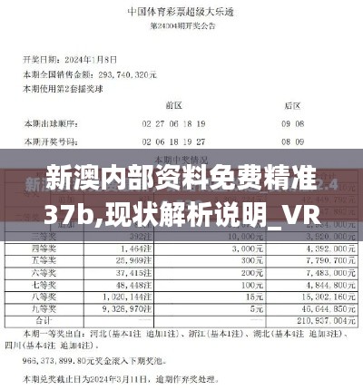 新澳內部資料免費精準37b,現狀解析說明_VR8.540