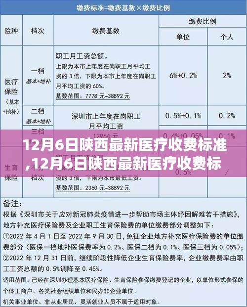 陜西最新醫(yī)療收費標準詳解（12月6日更新）