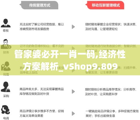 管家婆必開一肖一碼,經(jīng)濟(jì)性方案解析_vShop9.809