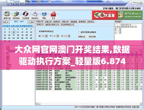 大眾網(wǎng)官網(wǎng)澳門開獎(jiǎng)結(jié)果,數(shù)據(jù)驅(qū)動(dòng)執(zhí)行方案_輕量版6.874