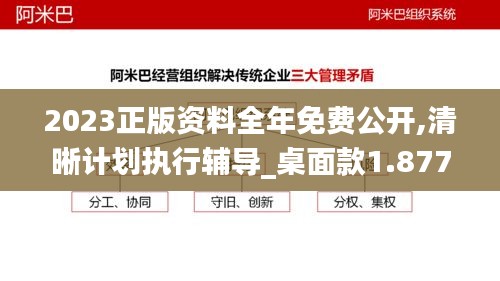 2023正版資料全年免費公開,清晰計劃執(zhí)行輔導_桌面款1.877