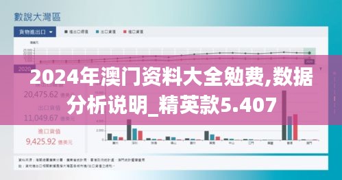 2024年澳門資料大全勉費,數據分析說明_精英款5.407