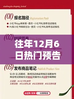 往年12月6日熱門預告,往年12月6日爆款再現，今年你還等什么？小紅書熱門預告全解析！