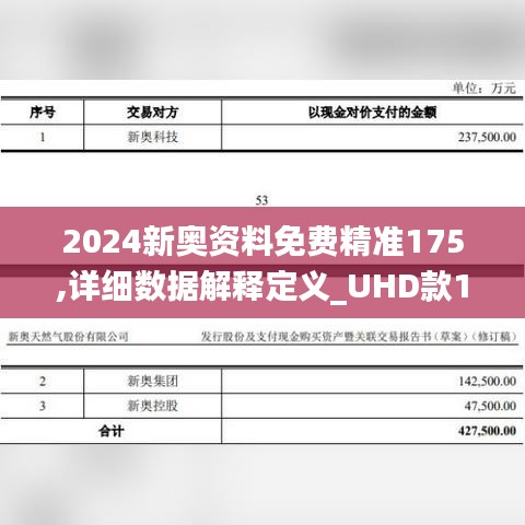 2024新奧資料免費(fèi)精準(zhǔn)175,詳細(xì)數(shù)據(jù)解釋定義_UHD款10.757