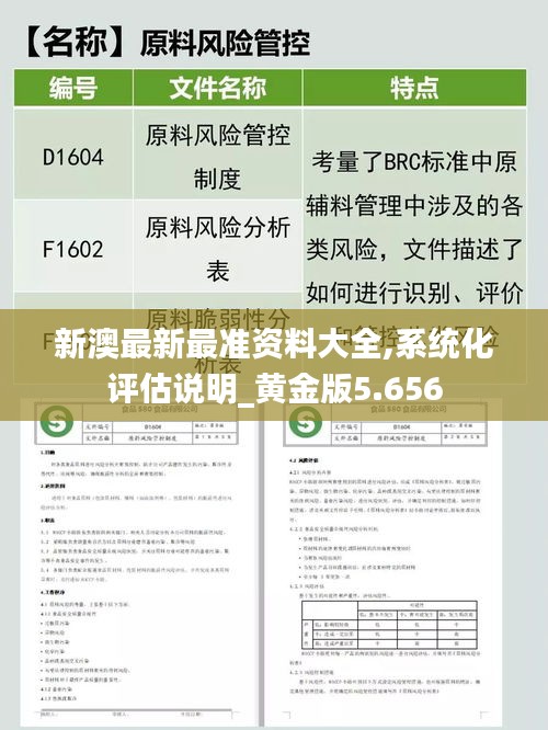 新澳最新最準(zhǔn)資料大全,系統(tǒng)化評(píng)估說(shuō)明_黃金版5.656
