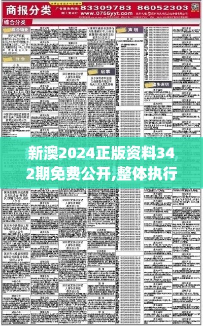 新澳2024正版資料342期免費公開,整體執行講解_L版6.987
