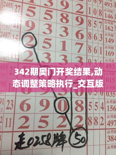 342期奧門開獎結果,動態調整策略執行_交互版2.493
