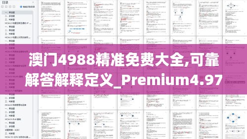 澳門4988精準(zhǔn)免費(fèi)大全,可靠解答解釋定義_Premium4.977