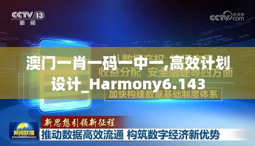 澳門一肖一碼一中一,高效計劃設計_Harmony6.143
