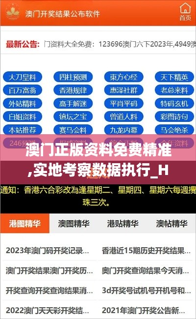 澳門正版資料免費精準,實地考察數據執行_HDR版8.378