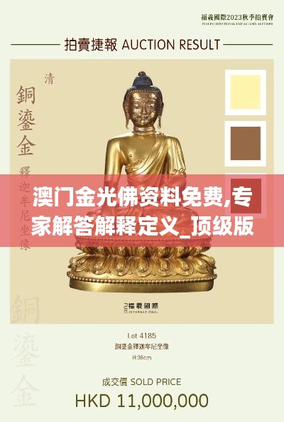 澳門金光佛資料免費,專家解答解釋定義_頂級版7.812